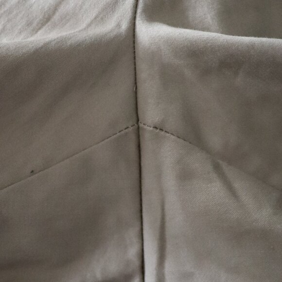 Love & Legend Pleated High Waist Paperbag 18 Beige Linen Office Trouser Pants - Picture 7 of 12